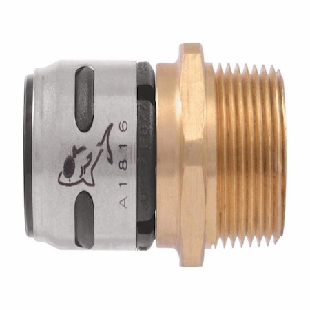 Sharkbite 1 Push T x 1 in. EvoPEX MPT Brass Adapter 4914891